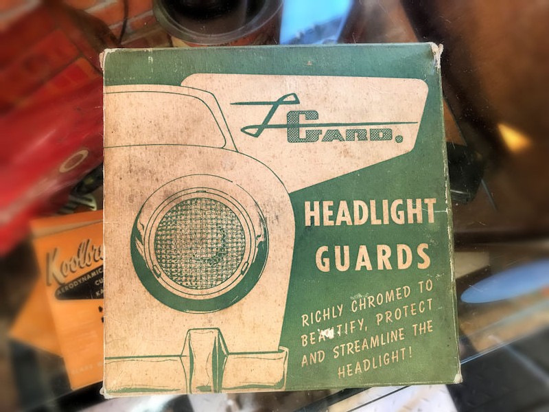 Original NOS Dobard headlight guards