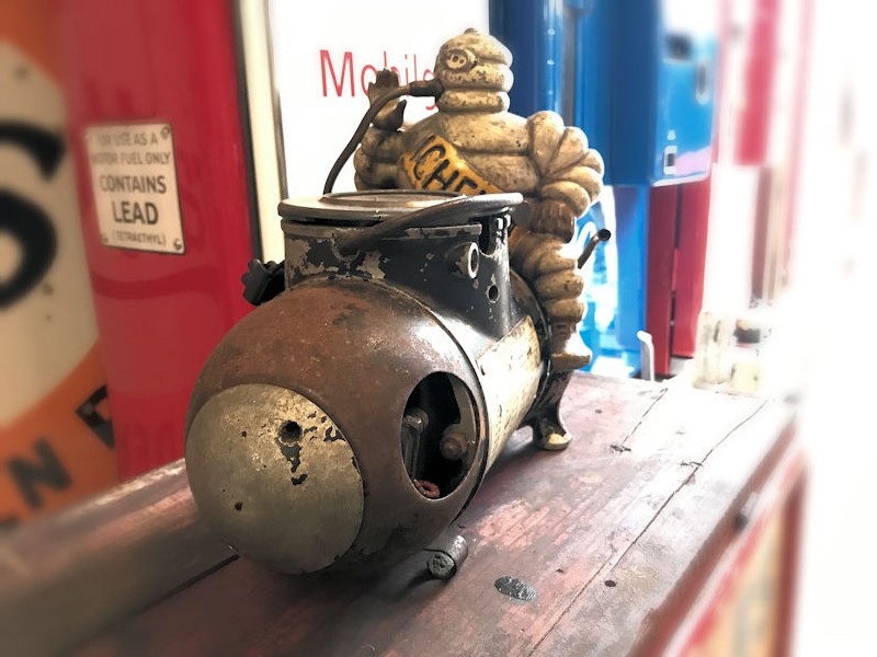 Late 1920s Bibendum Michelin man compressor