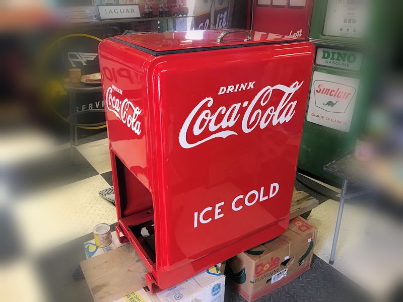 Restored original Westinghouse Junior Coca Cola Ice Chest