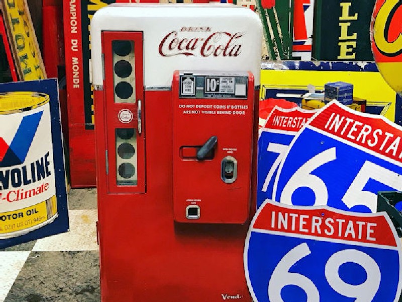 All original 1958 Vendo 56 Coca Cola Vending Machine