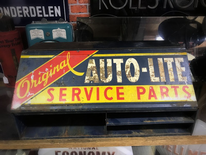 Original 1940s Auto Lite Service Parts counter display