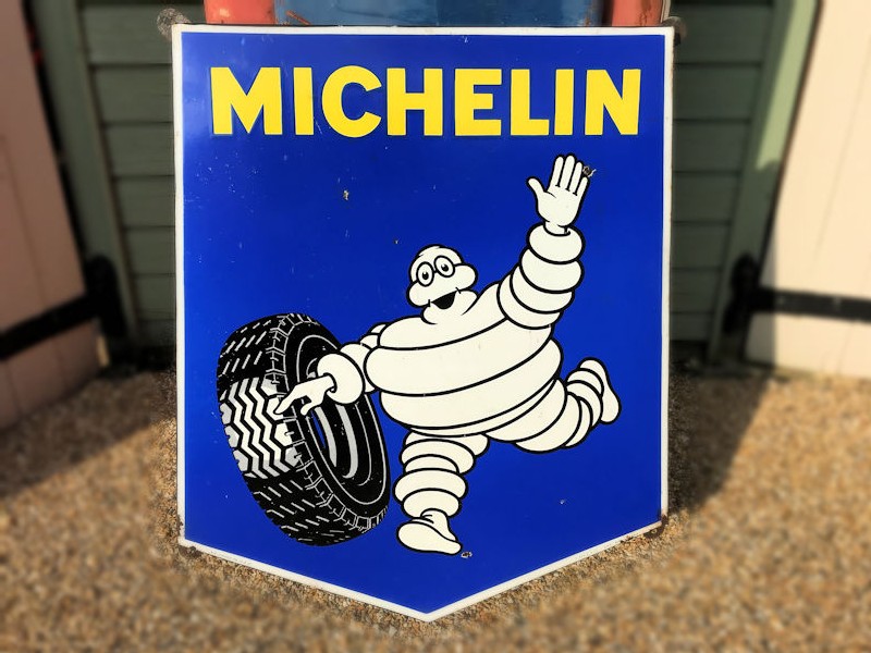 Original enamel Michelin sign