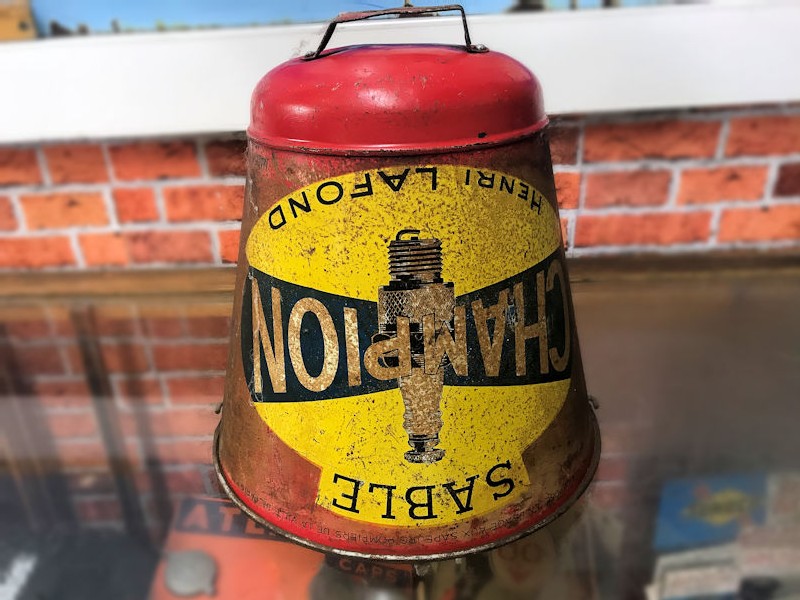 Original 1930s Champion fire bucket