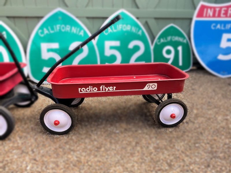 Original early model Radio Flyer wagons