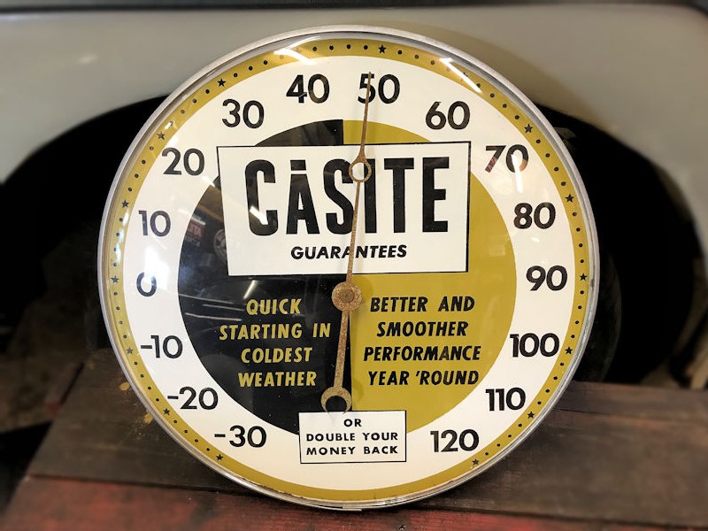 Original vintage Casite thermometer