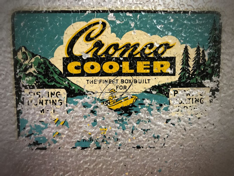 Original 1960s Cronco cooler chest