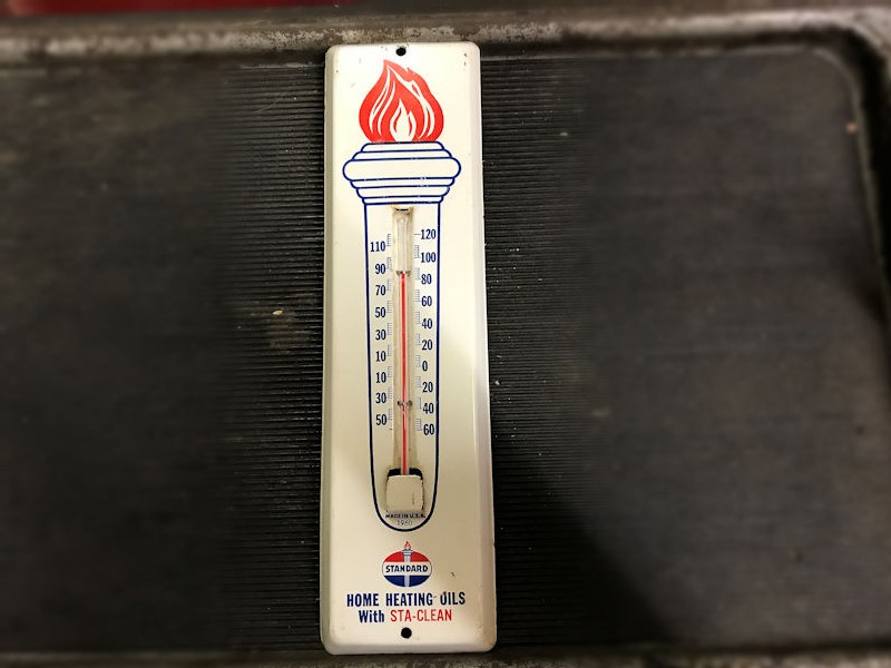 Original metal Standard motor oil thermometer