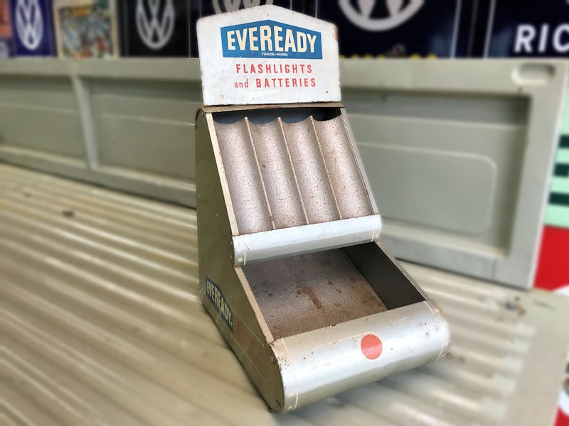 Original Eveready flashlight and battery counter top display