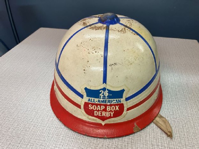 Vintage All American soap box derby helmet
