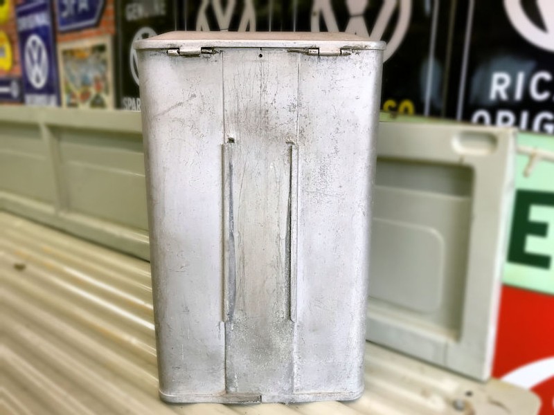 Vintage 1950s aluminium windshield towel dispenser