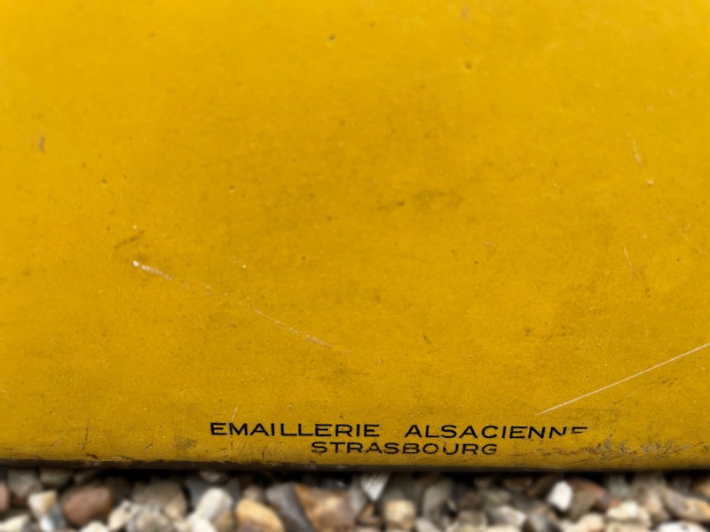 Original enamel Shell sign