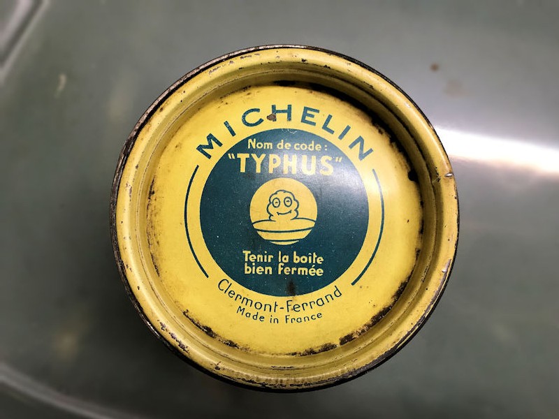 Early Michelin Typhus grease tin