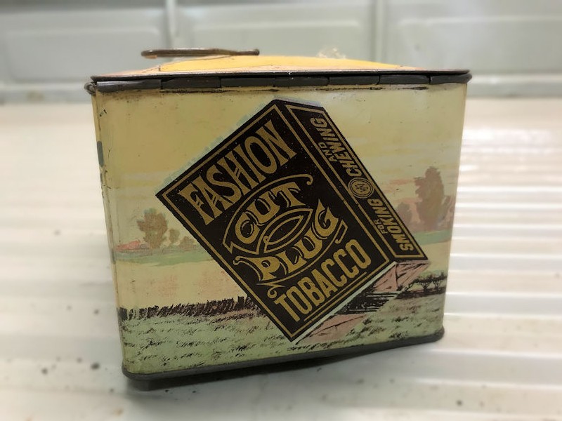 Original Fashion cut plug tobacco tin