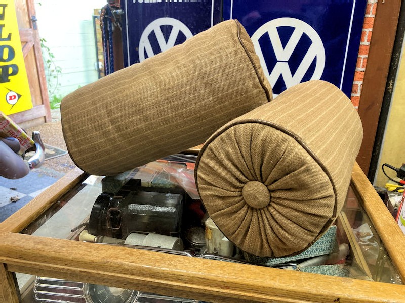Original Volkswagen split window beetle rear seat cushions