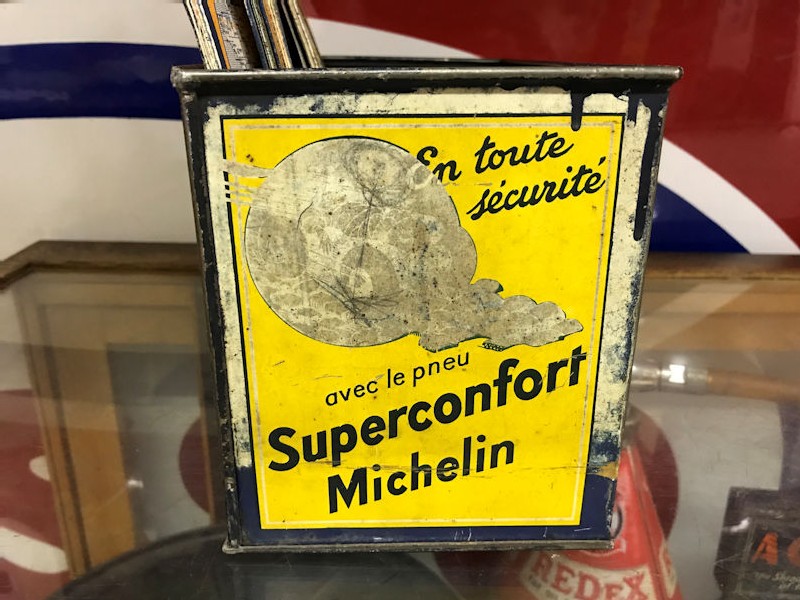 Rare Michelin map holder with original maps