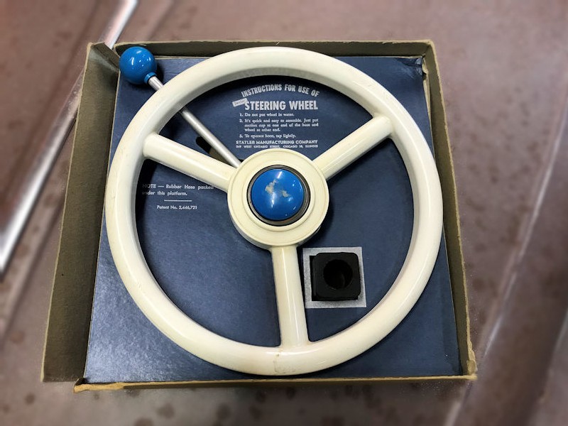 Original NOS new old stock childs steering wheel car attachment toy