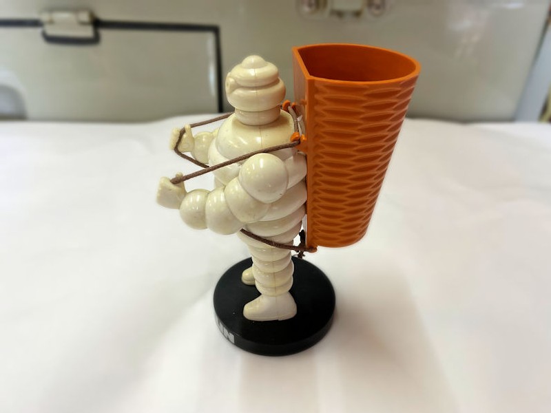 1970s Bibendum Michelin man pen holder figurine