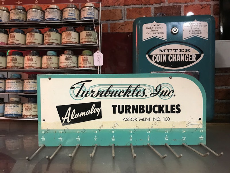 Tin Turnbuckles Inc Alumaloy turnbuckles and U Bolts racks