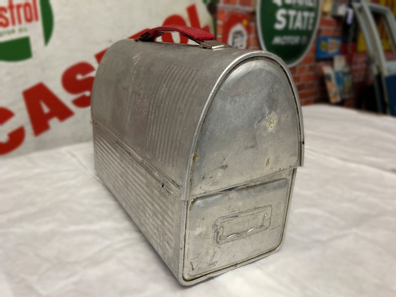 Original vintage aluminium workers lunch pail