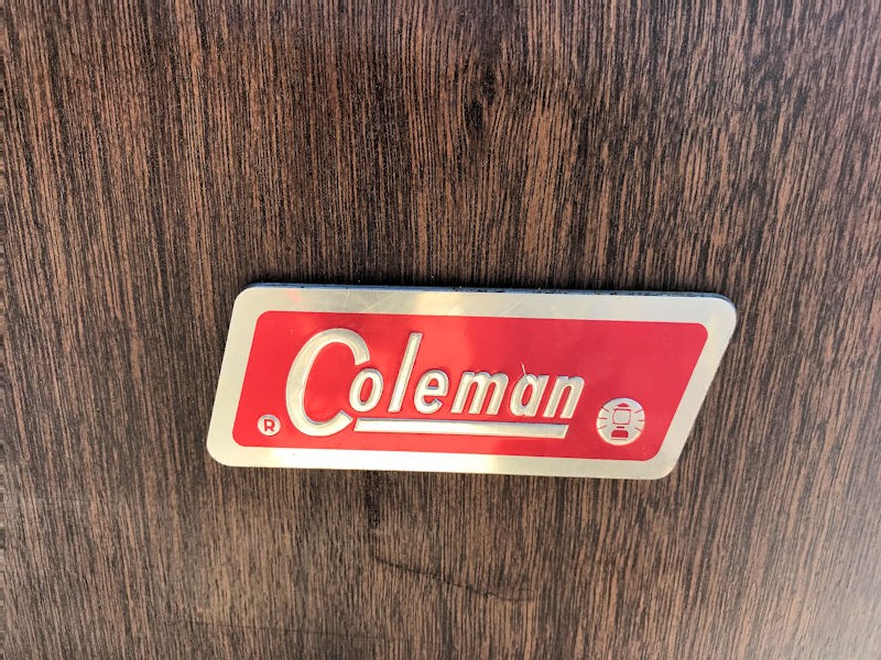 Original Coleman camping ice box fridge