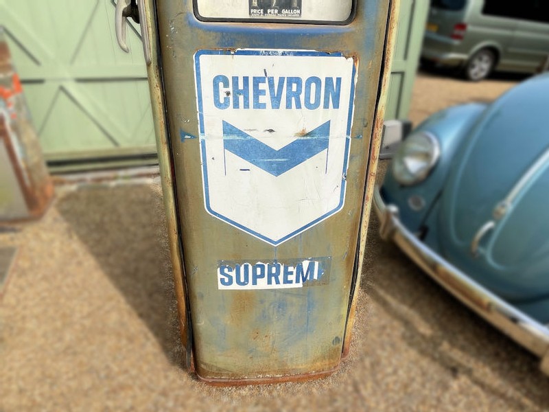 Original unrestored Gilbarco gas pump