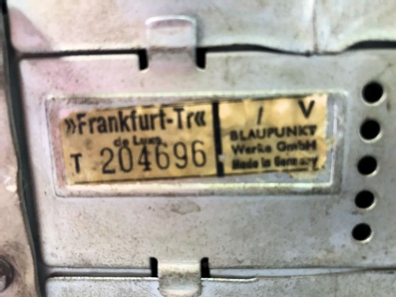 Original Blaupunkt Frankfurt car radio