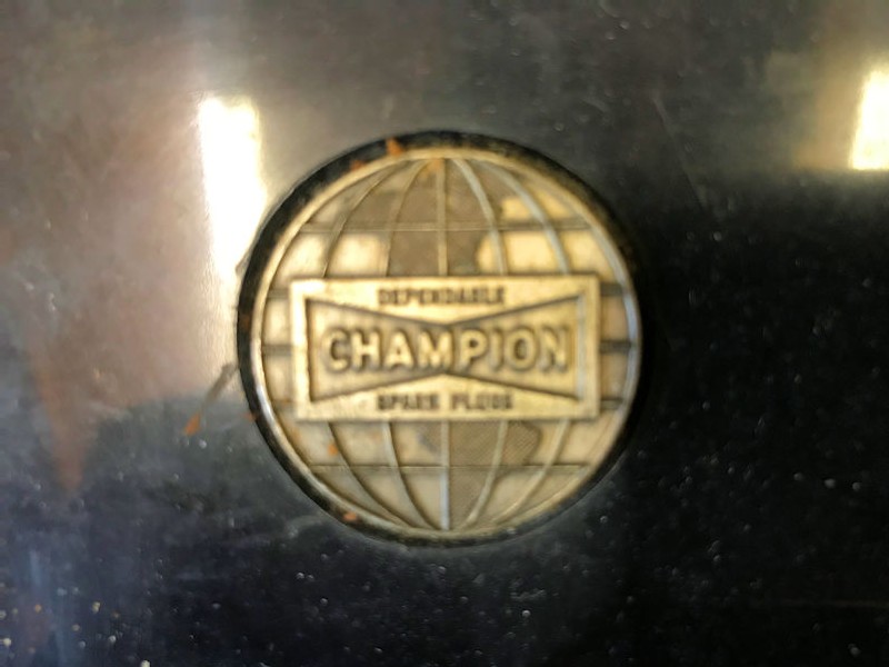 1960s Champion spark plug radio