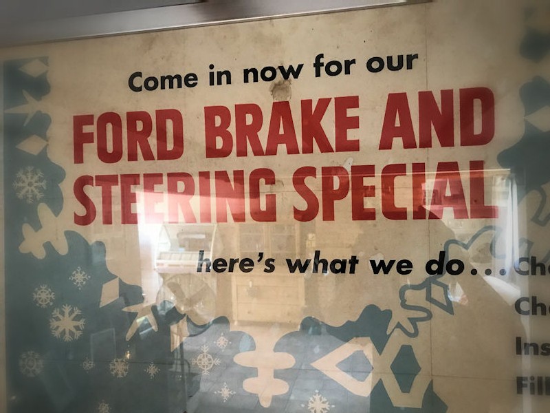 Framed original 1950s Ford dealer advertisement