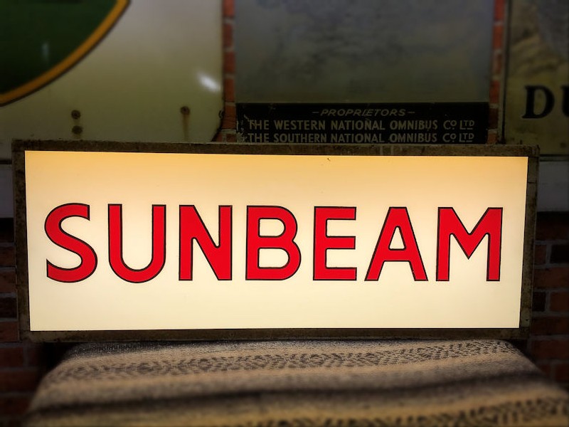 Rare original Sunbeam light box