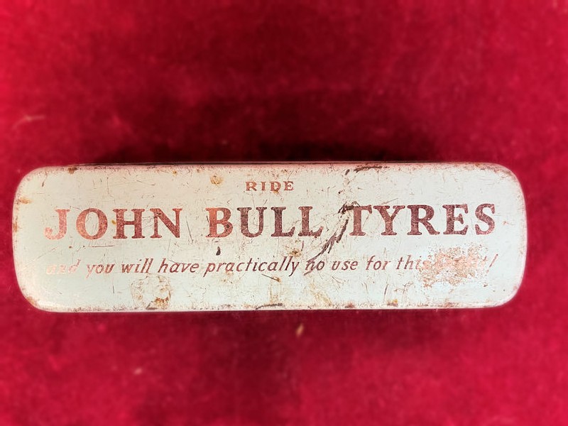 Original English John Bull repair kit tin