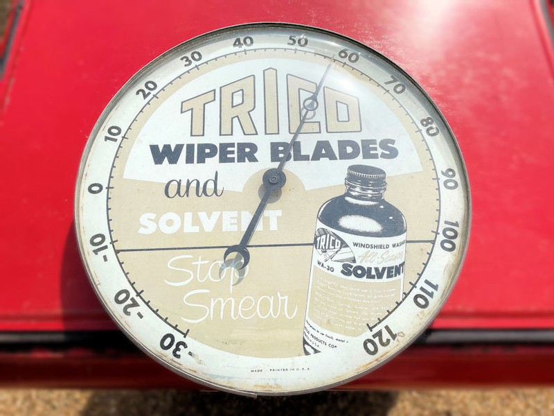 Original Trico wiper blades thermometer