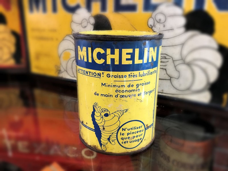 Early Michelin grease tin