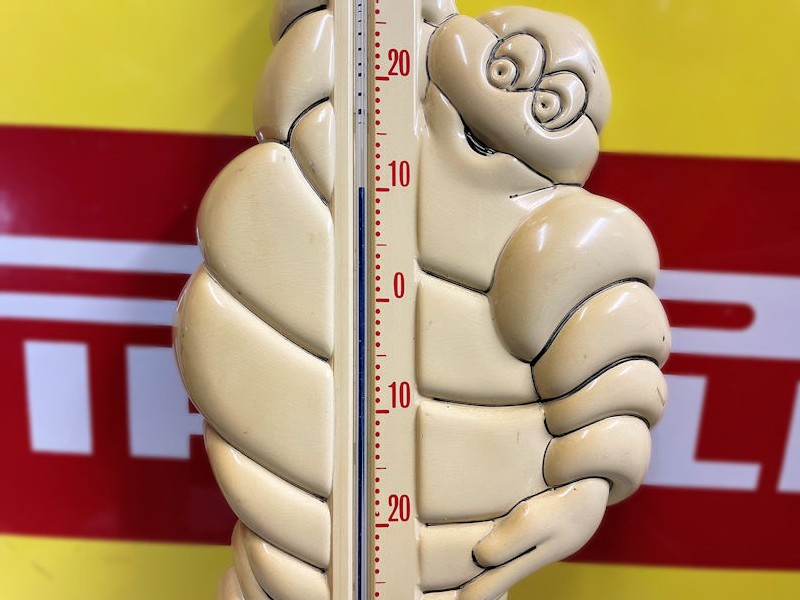 Original bakelite Michelin man Bibendum thermometer
