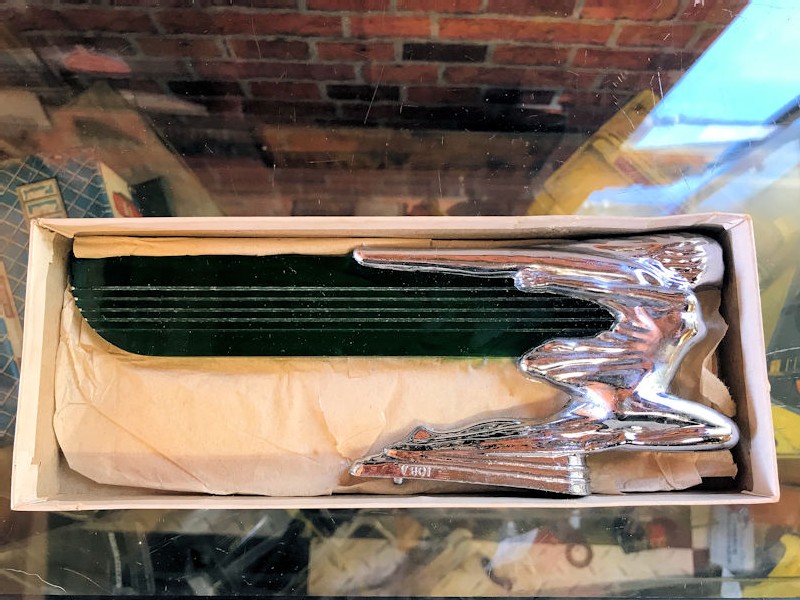 NOS winged lady hood ornament