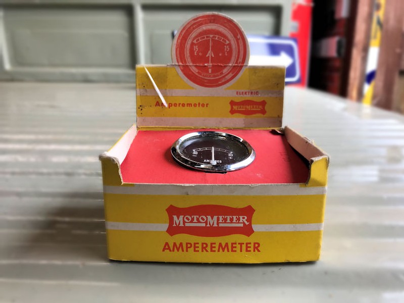 Original NOS Moto Meter Amperemeter 