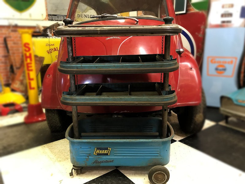 Original lower case A Hazet Assistent tool trolley