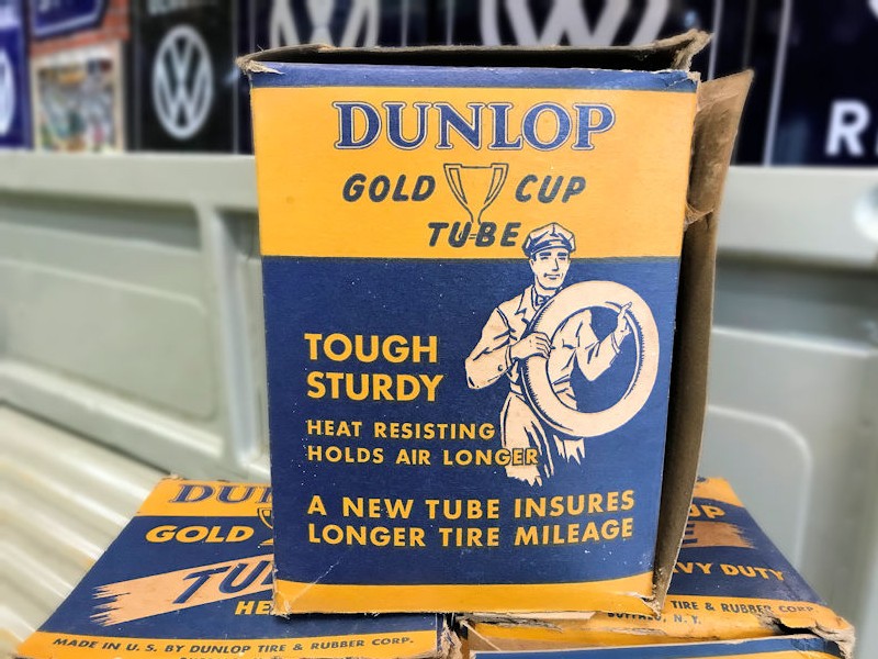 NOS new old stock Dunlop Gold 17 inch inner tubes