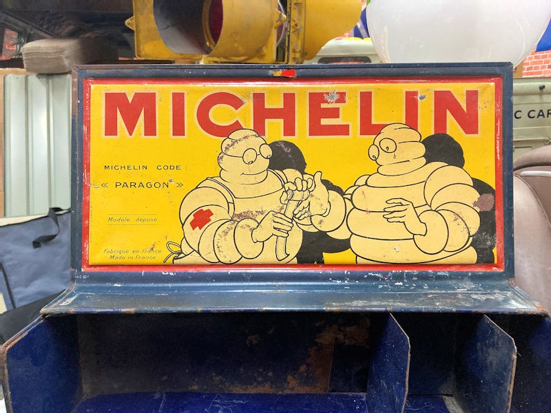 Original Michelin tyre repair metal display box