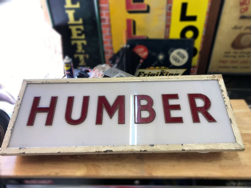 Original Humber light box