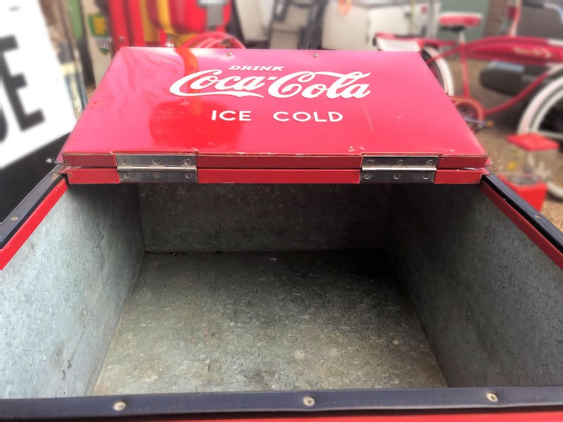 All original 1930s deluxe Westinghouse Coca Cola ice chest