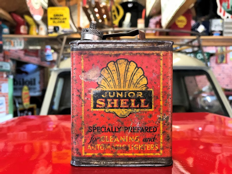 Early original Junior Shell tin