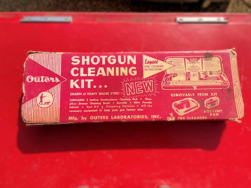 Vintage NOS new old stock shotgun cleaning kit