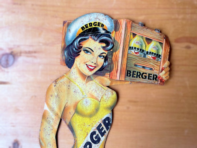 Original Berger sailor hat pin up girl
