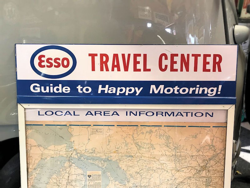 Esso travel center local area information display