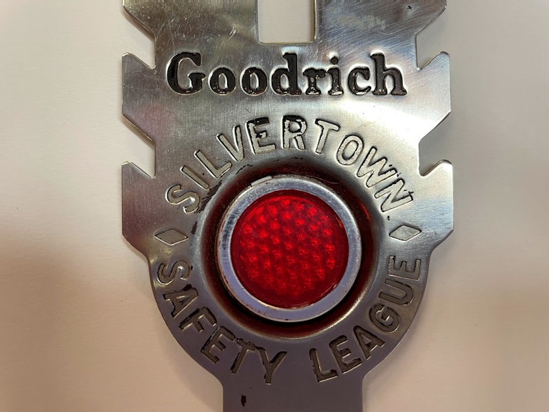 Goodrich Silvertown Safety League license topper
