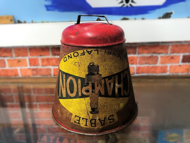 Original 1930s Champion fire bucket