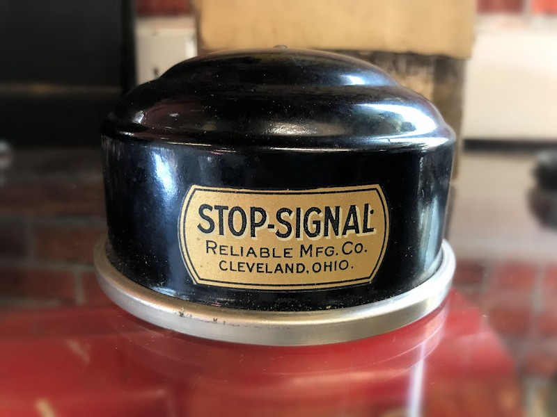 All complete original 1940s Reliable Mfg Co NOS stop light 