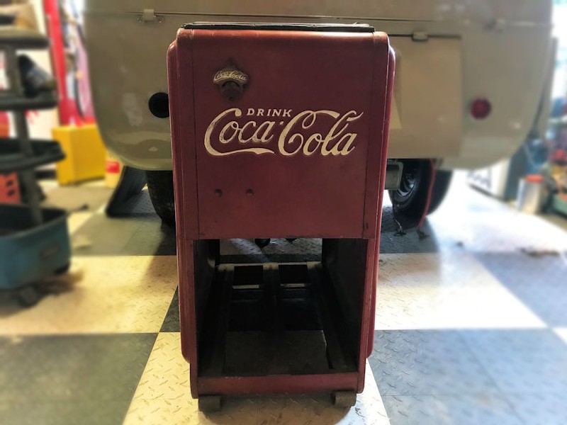 Original Westinghouse junior Coca Cola ice chest