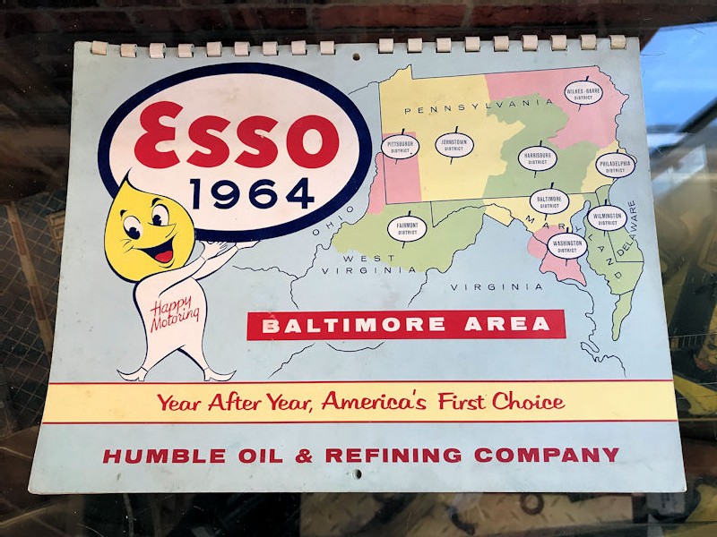 1964 Esso calendar