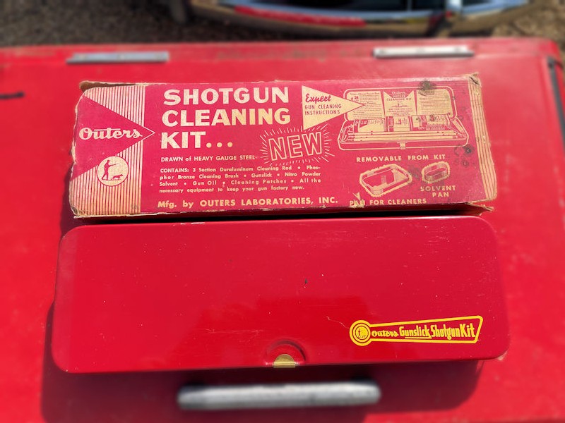 Vintage NOS new old stock shotgun cleaning kit